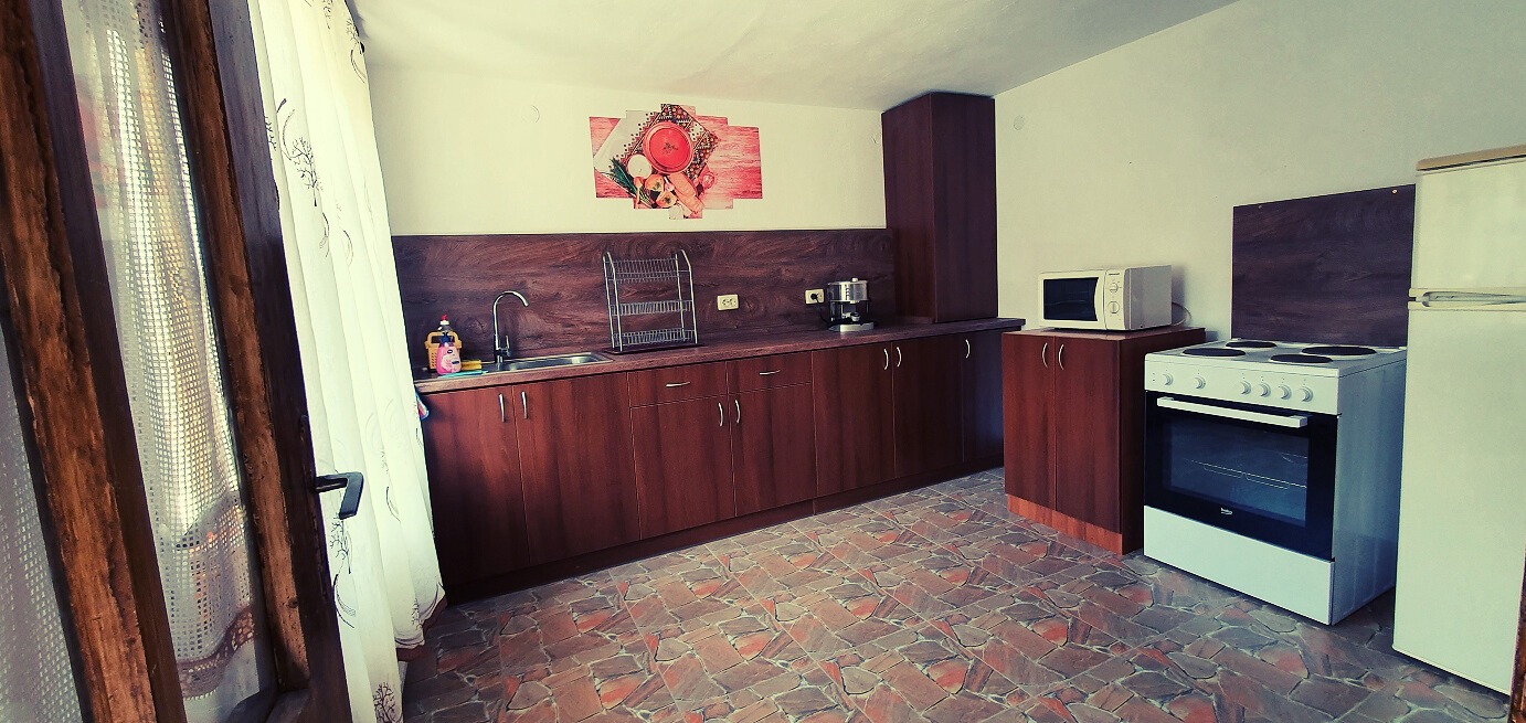 The kitchen in the tavern of the house